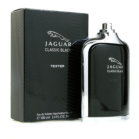 Jaguar Black edt eau de toilette 100ml / 3.4oz EDT New tester (in box / no cap)