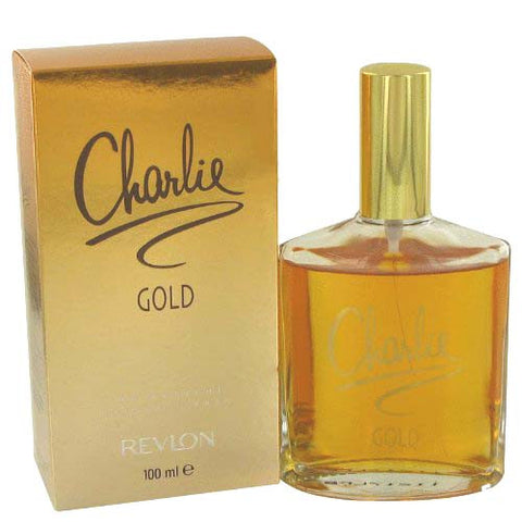 charlie gold by revlon 3.4oz / 100ml edt eau de toilette spray