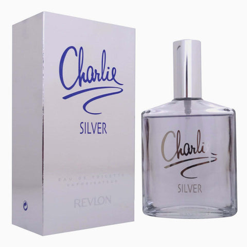 charlie silver by revlon 3.4oz / 100ml edt eau de toilette spray