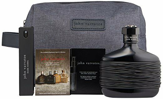 John Varvatos Dark Rebel Gift Set 4.2oz 125ml EDT Travel Spray