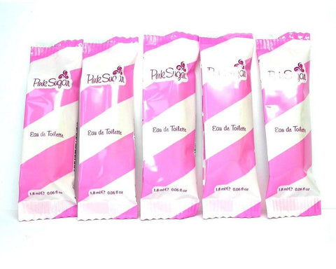 5 pieces Aquolina Pink sugar Eau De Toilette Vial 0.06oz / 1.8ml (each)