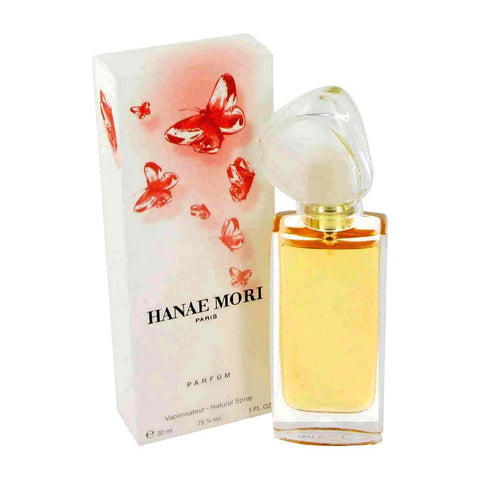 Hanae Mori Pure Parfum 30ml / 1oz New in Box (Red Butterfly)