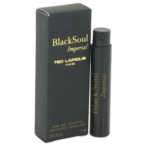 Black Soul Imperial By Ted Lapidus EDT Eau De Toilette Vial .03oz / 1ml Spray